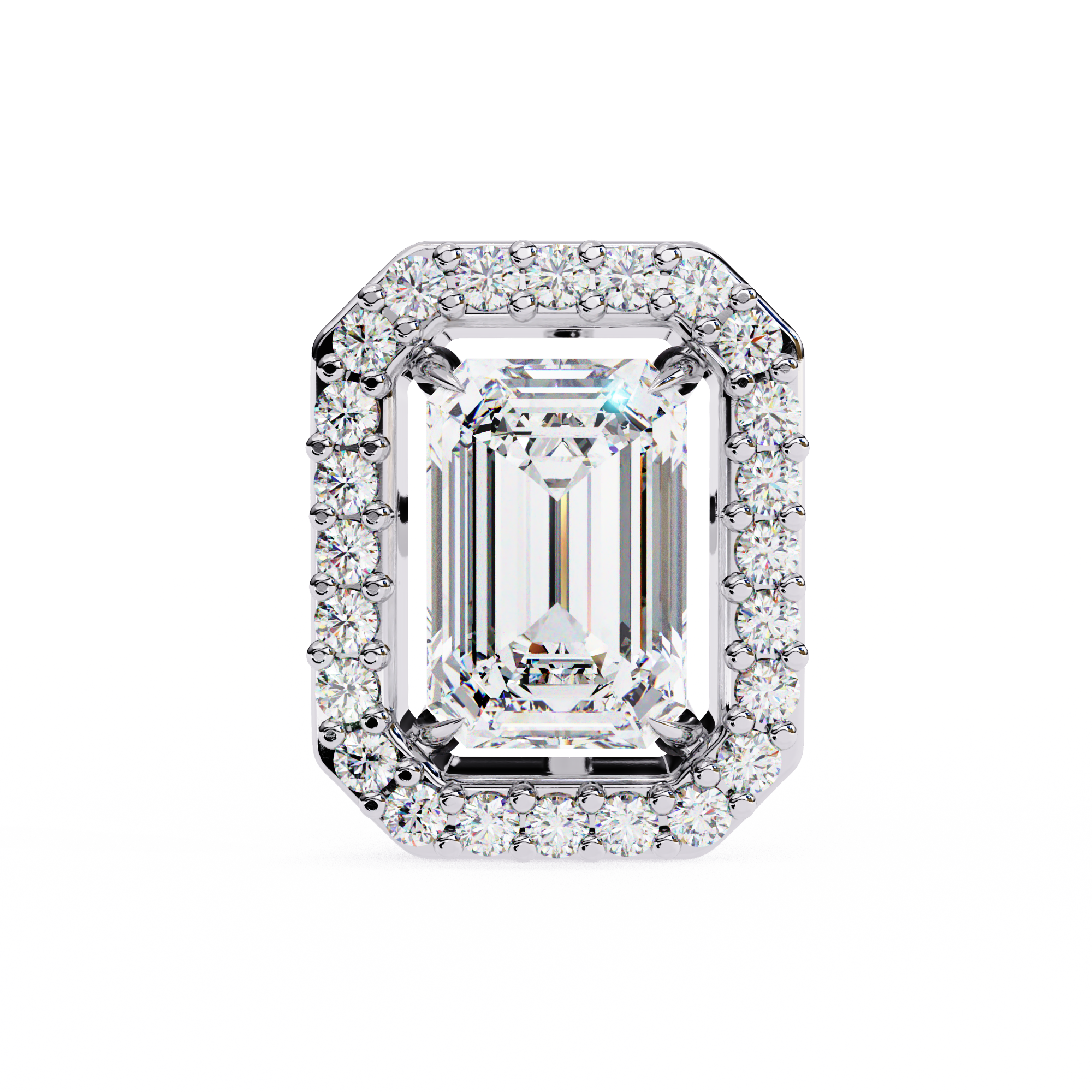 Emerald Lab Grown Diamond Studs