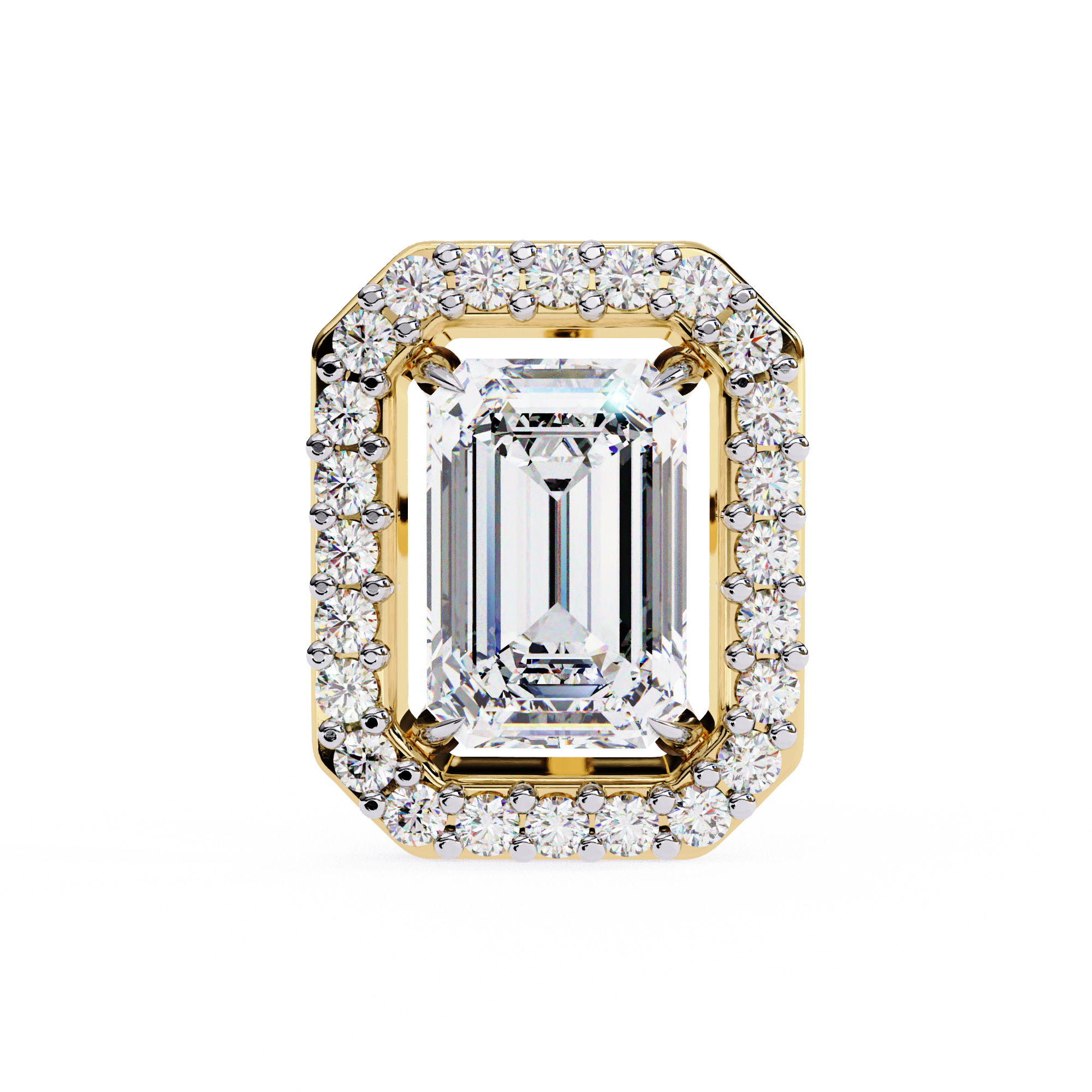 Emerald Lab Grown Diamond Studs