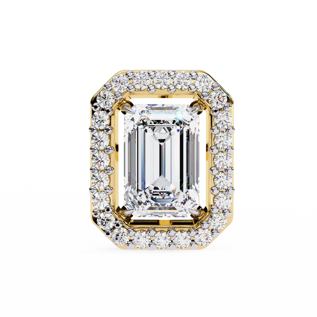 Emerald Lab Grown Diamond Studs
