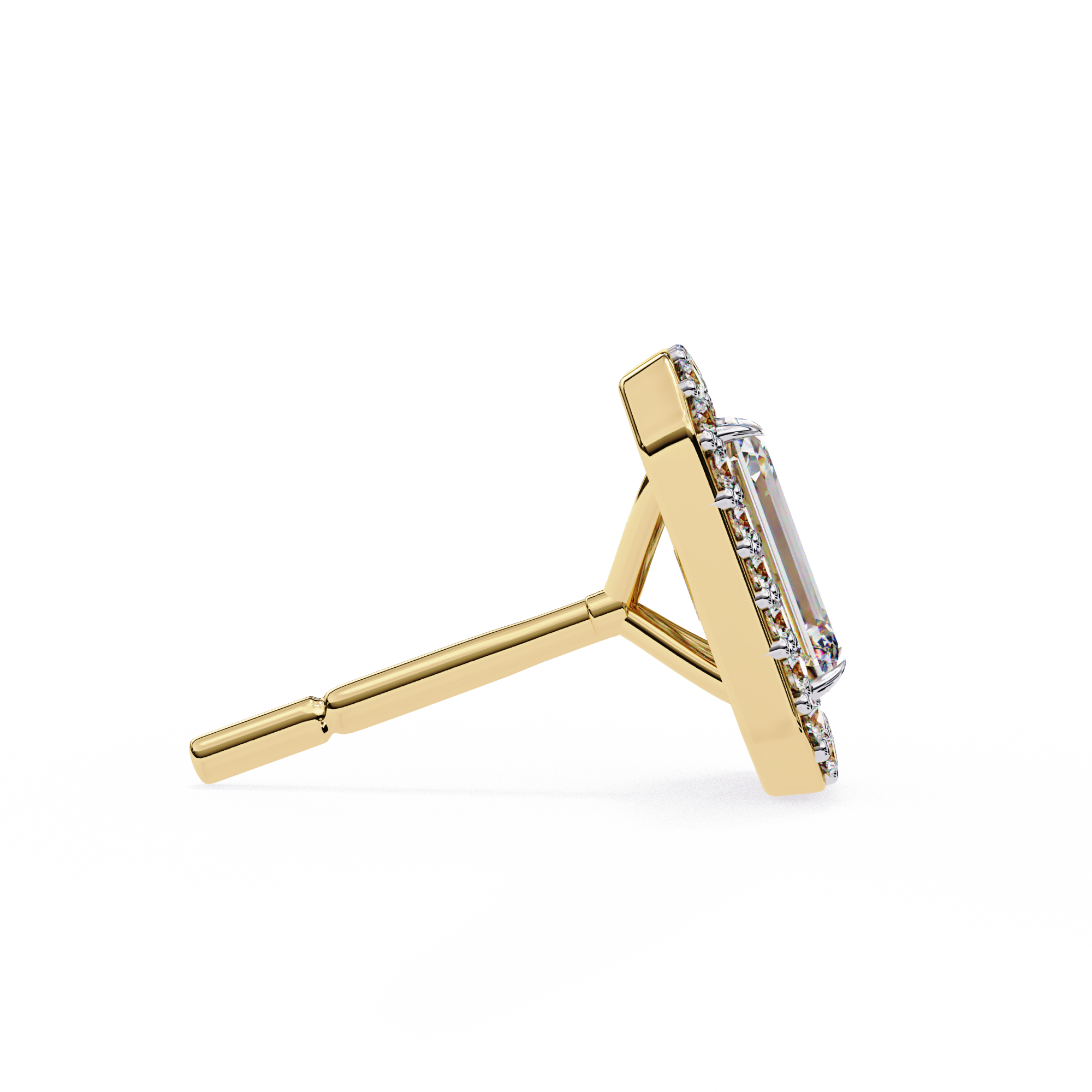 Emerald Lab Grown Diamond Studs