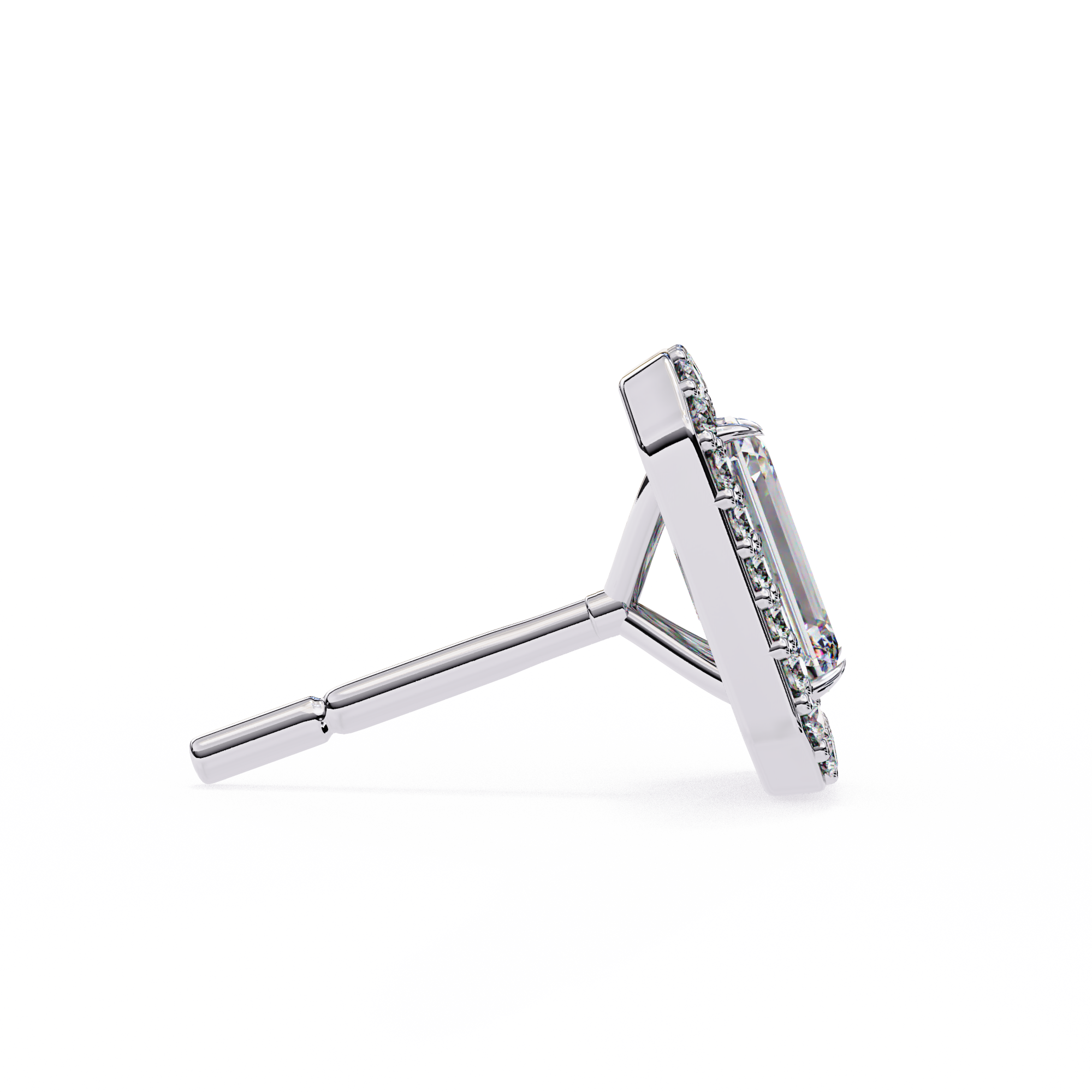 Emerald Lab Grown Diamond Studs