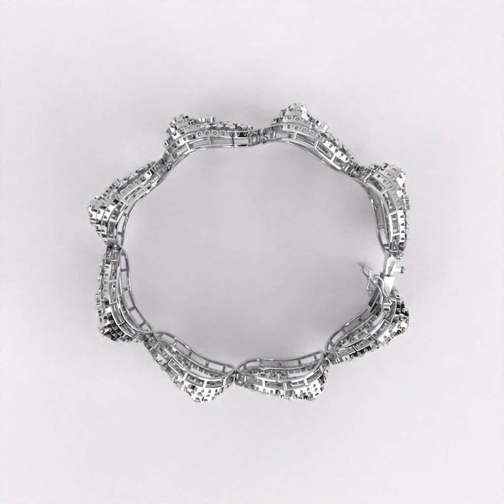 Glint Diamond Chain Bracelet