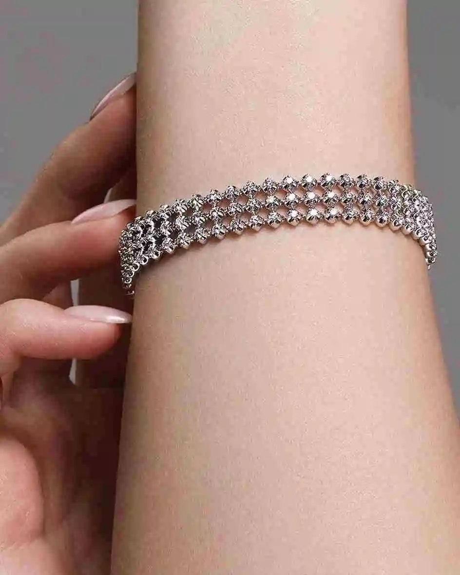 Lab grown Tennis Bracelet 
