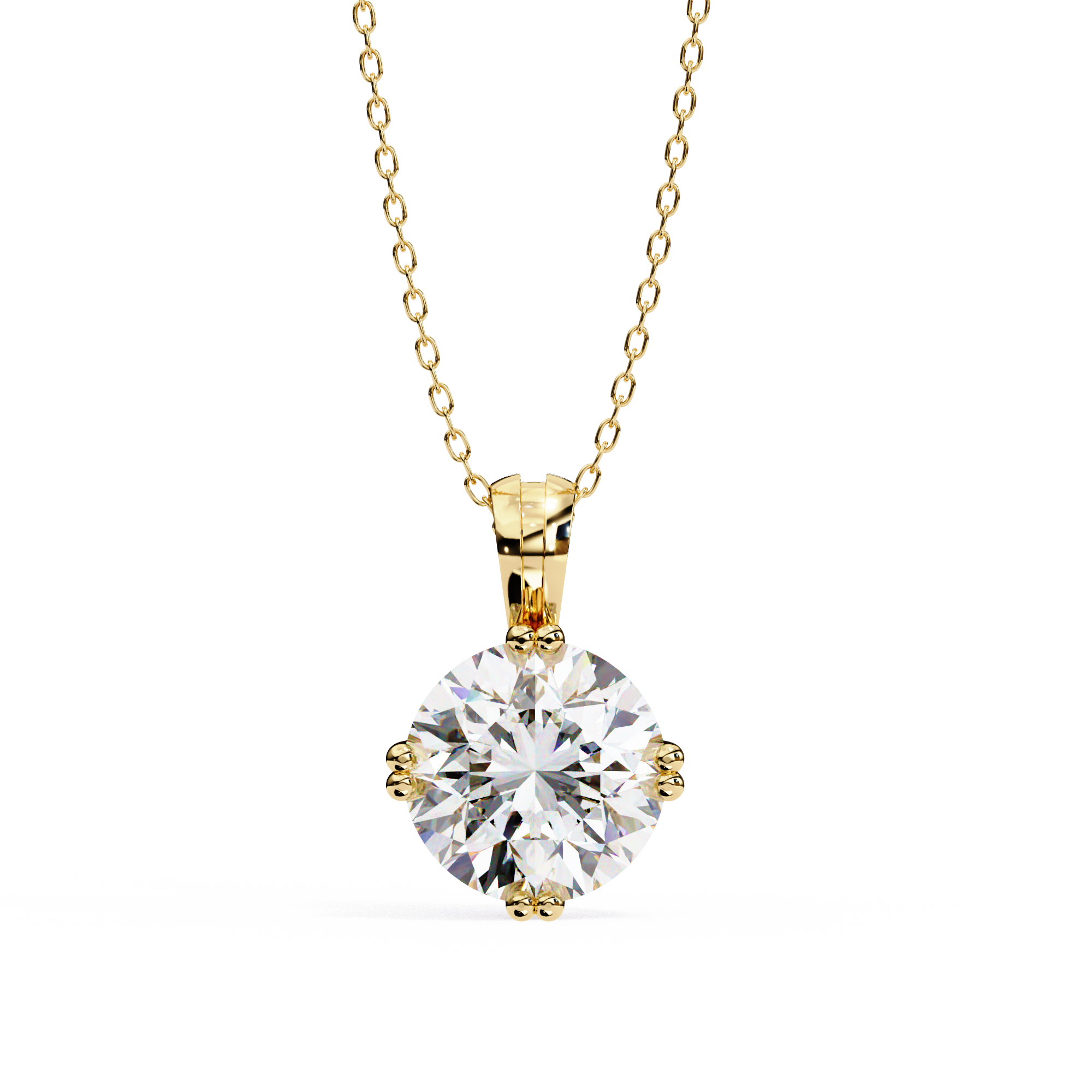 2 Carats Lab Grown Diamond pendant