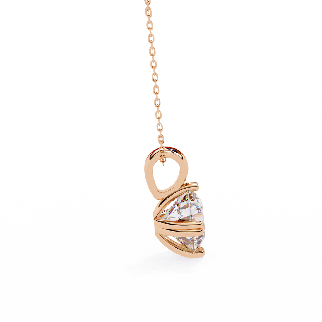 2 Carats Lab Grown Diamond pendant