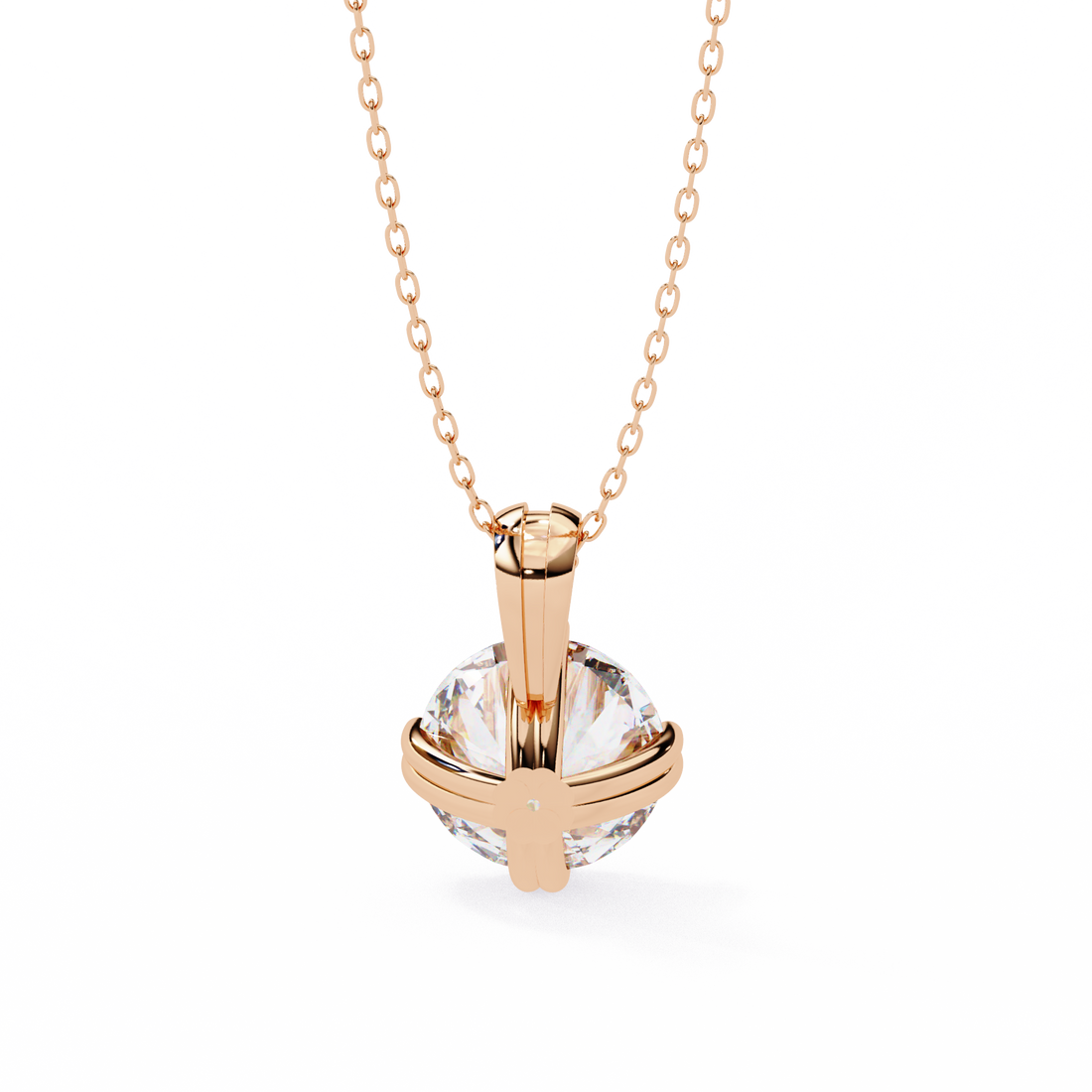 2 Carats Lab Grown Diamond pendant