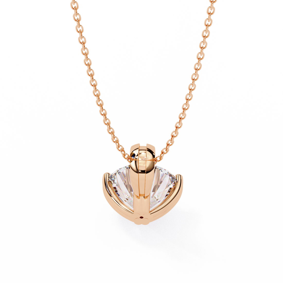 2 Carats Lab Grown Diamond pendant