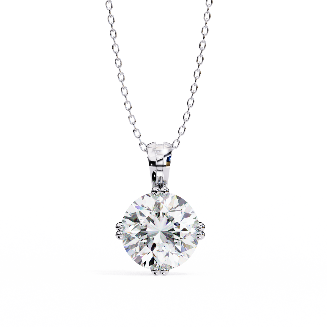 2 Carats Lab Grown Diamond pendant