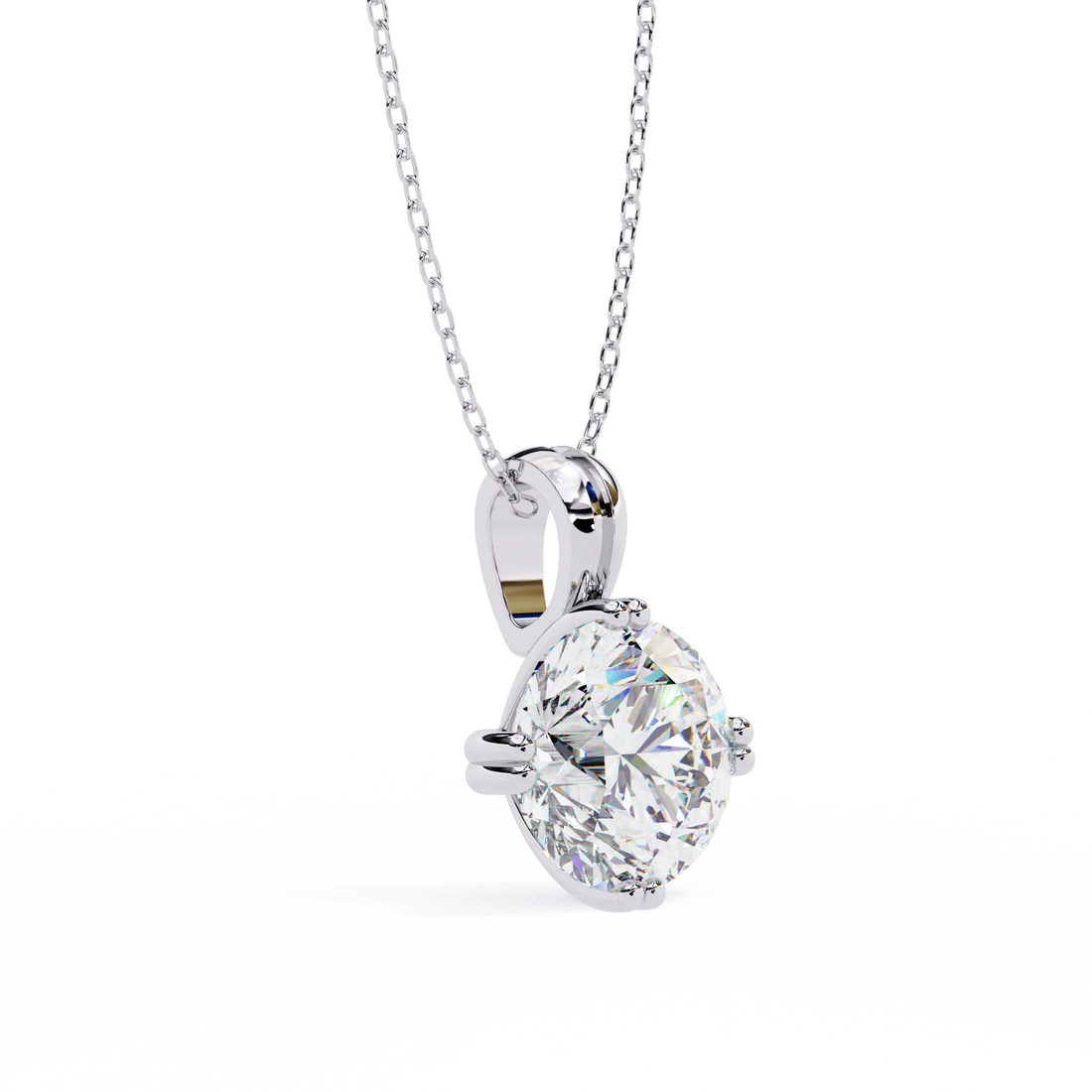 2 Carats Lab Grown Diamond pendant