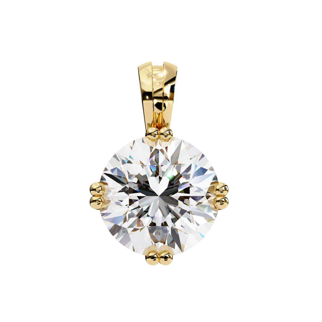 2 Carats Lab Grown Diamond pendant