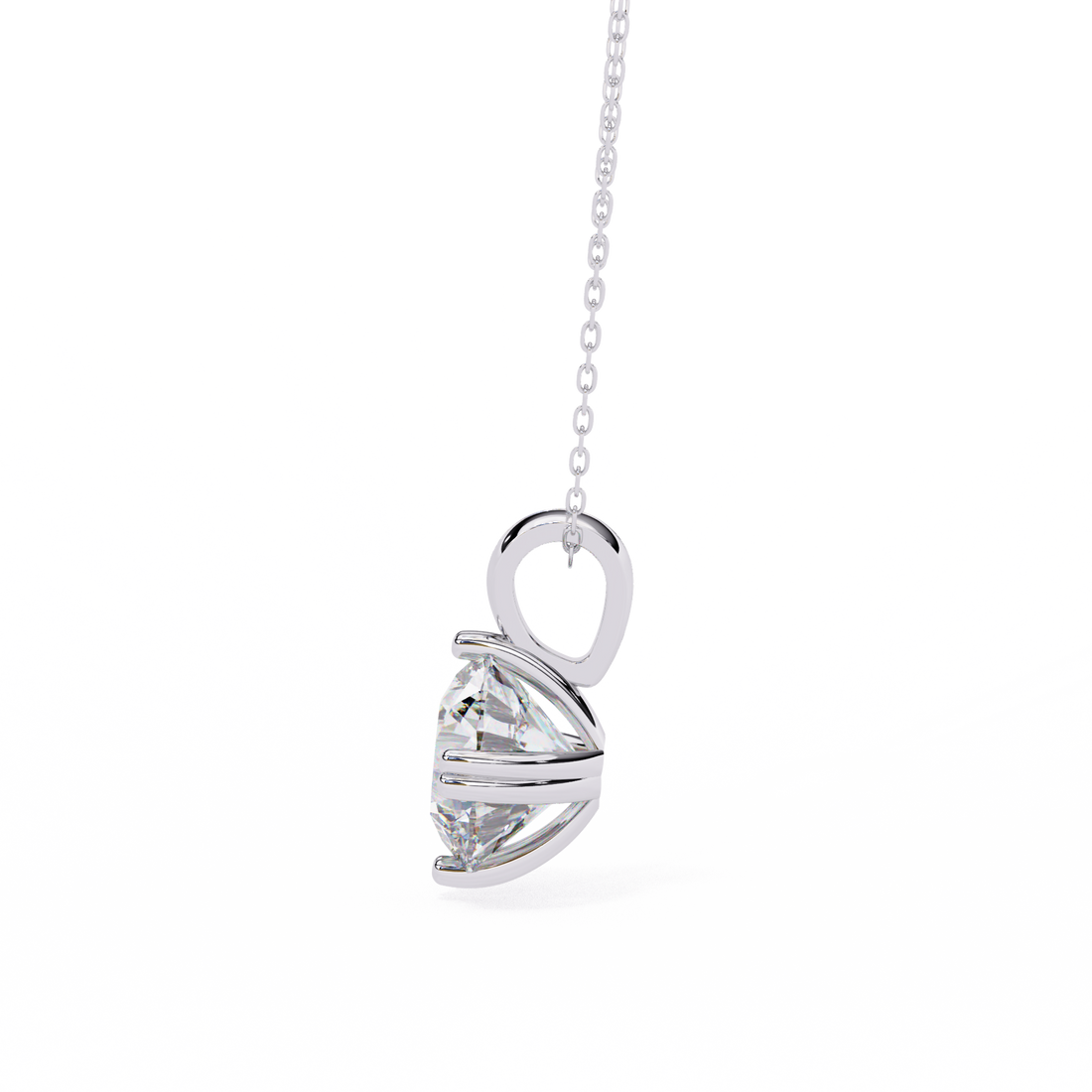 2 Carats Lab Grown Diamond pendant