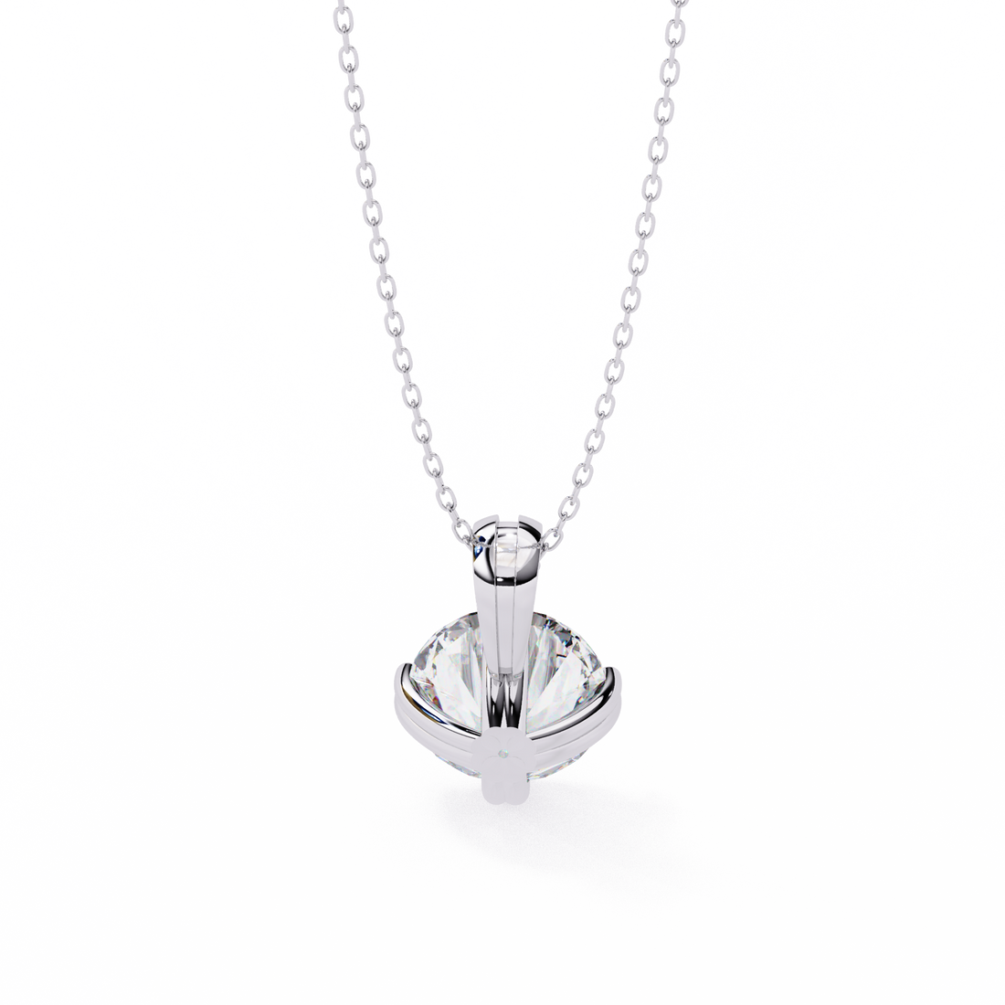 2 Carats Lab Grown Diamond pendant
