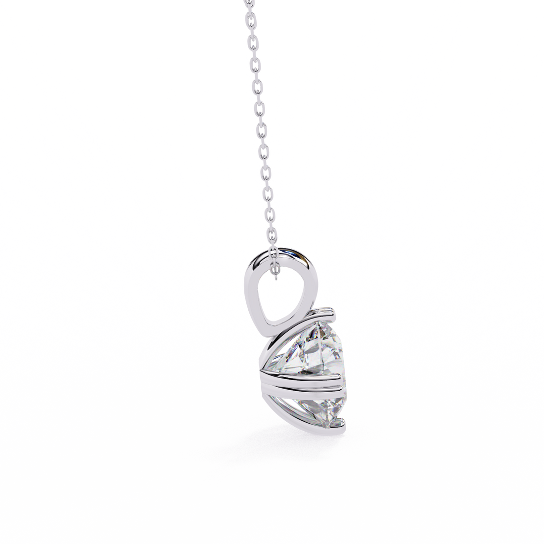 2 Carats Lab Grown Diamond pendant