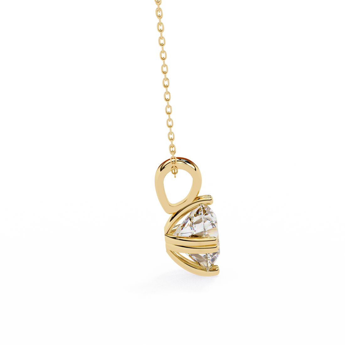 2 Carats Lab Grown Diamond pendant