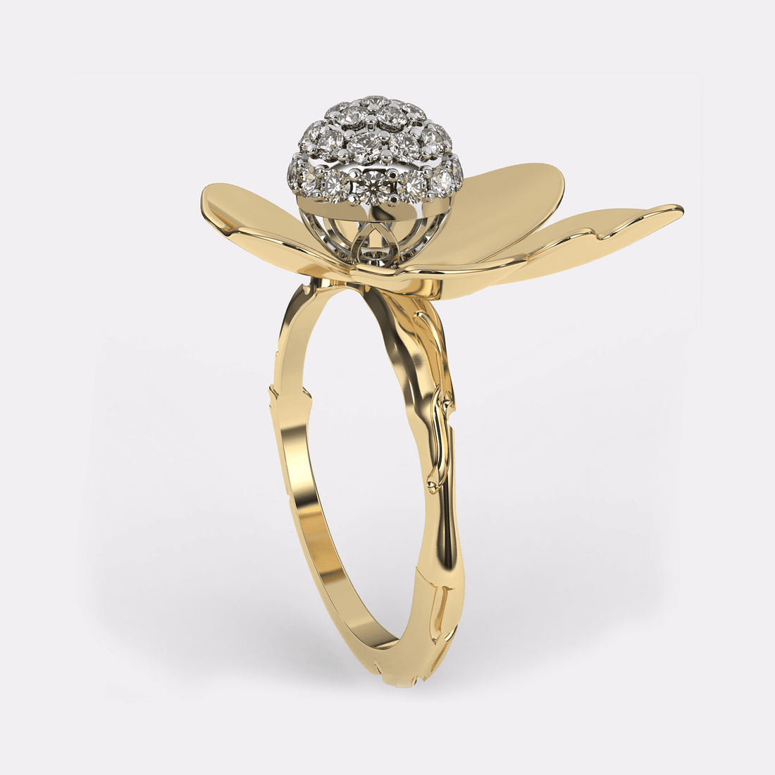 The Floral Diamond Ring