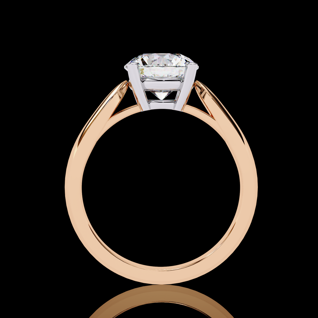 2 carats Round Solitaire Ring