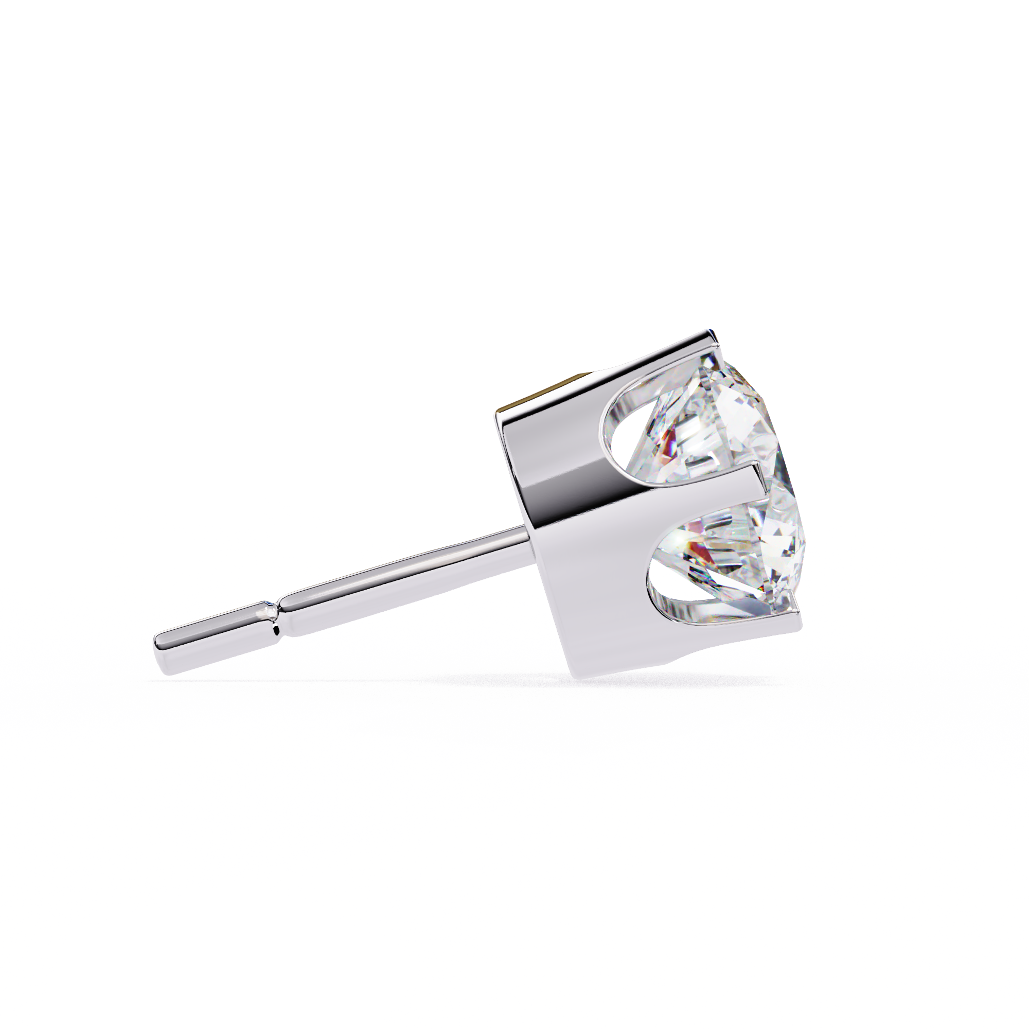 2.50 cts Round Lab Grown Diamond Studs