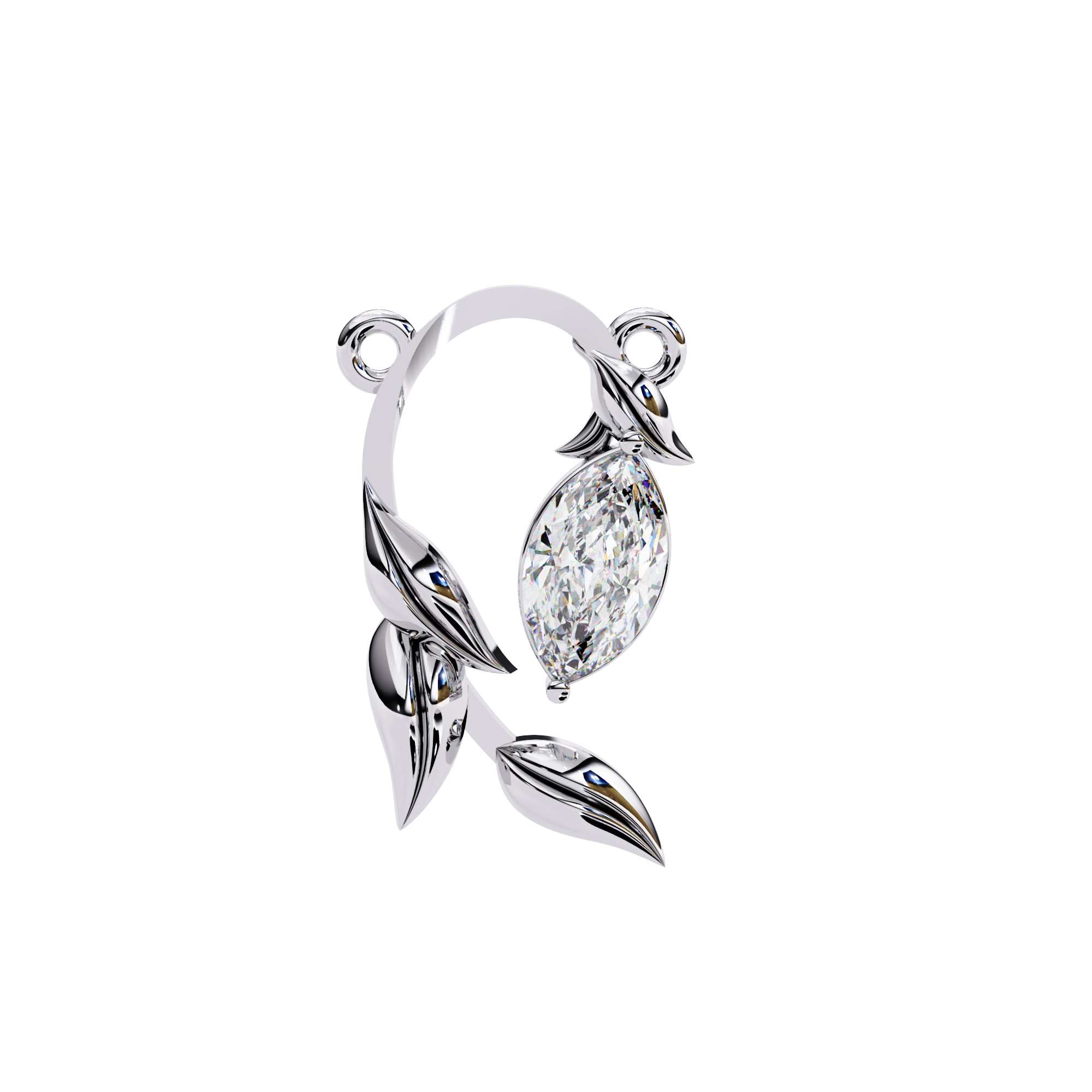 Dangler Diamond Pendant