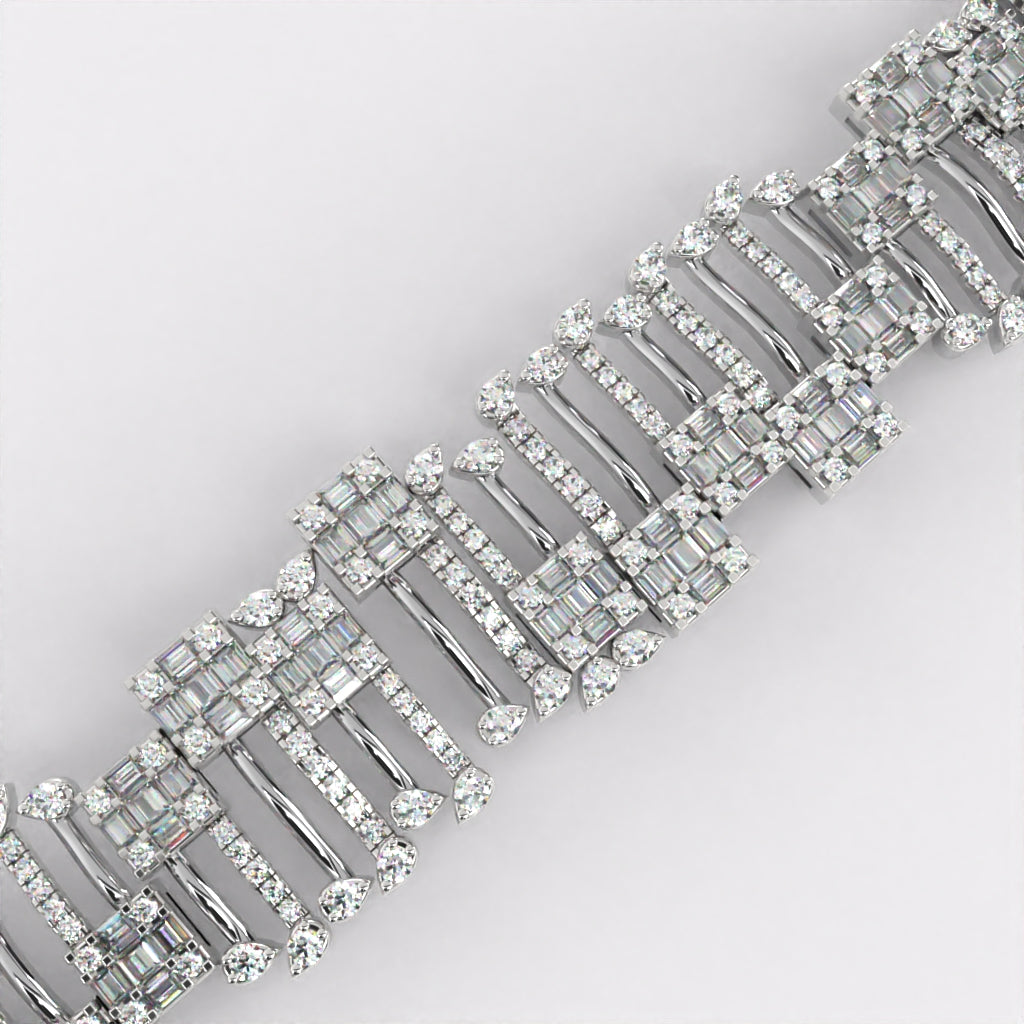 Stylish Diamond Bracelet