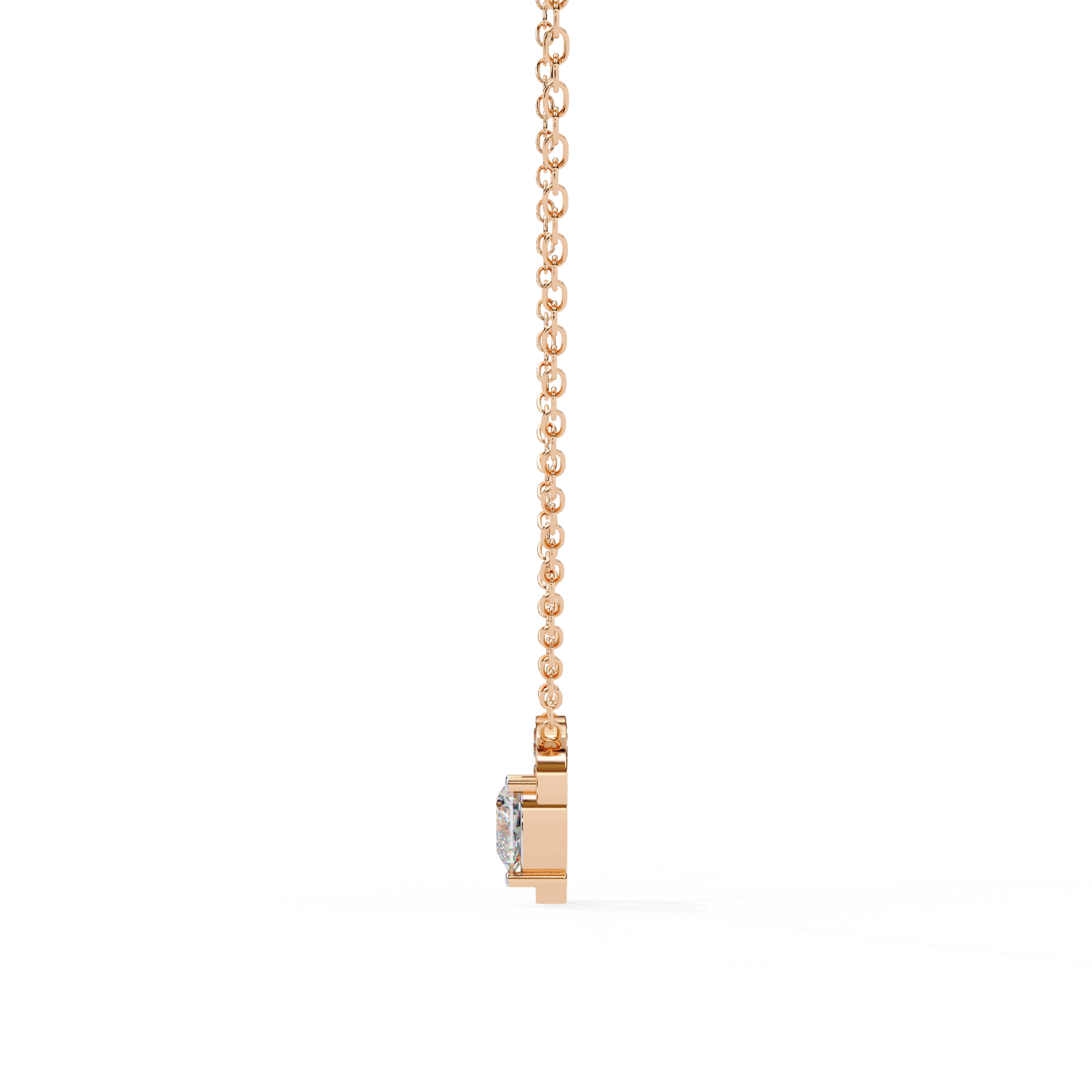 Hanging Heart Diamond Pendant