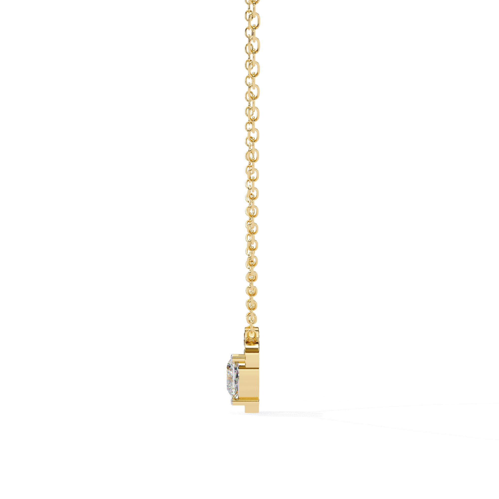 Hanging Heart Diamond Pendant