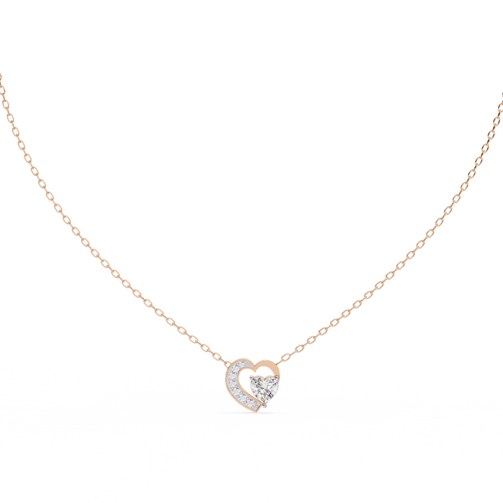 Hanging Heart Diamond Pendant