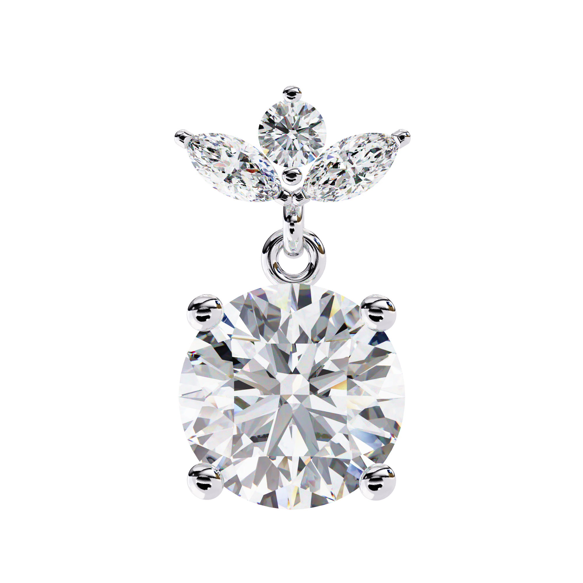 Charming Diamond Earrings