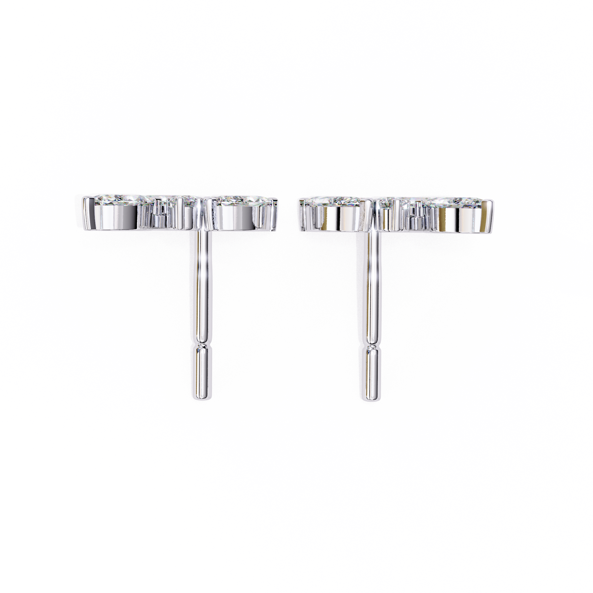 Shimmery Shower Diamond Earrings