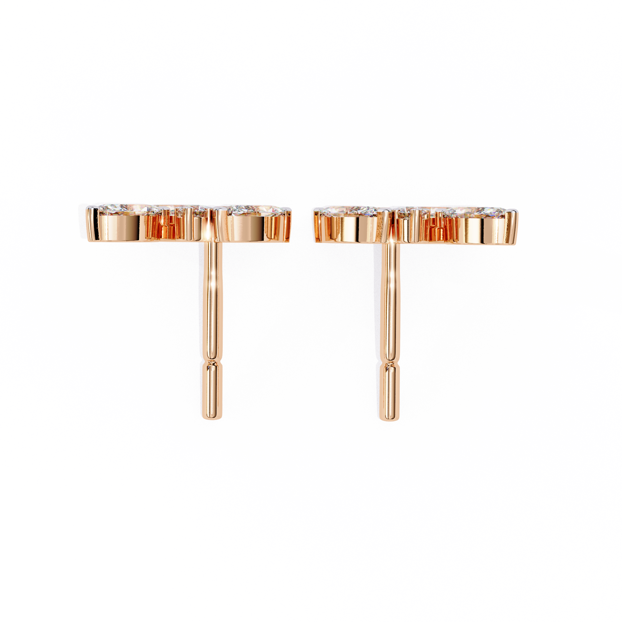 Shimmery Shower Diamond Earrings