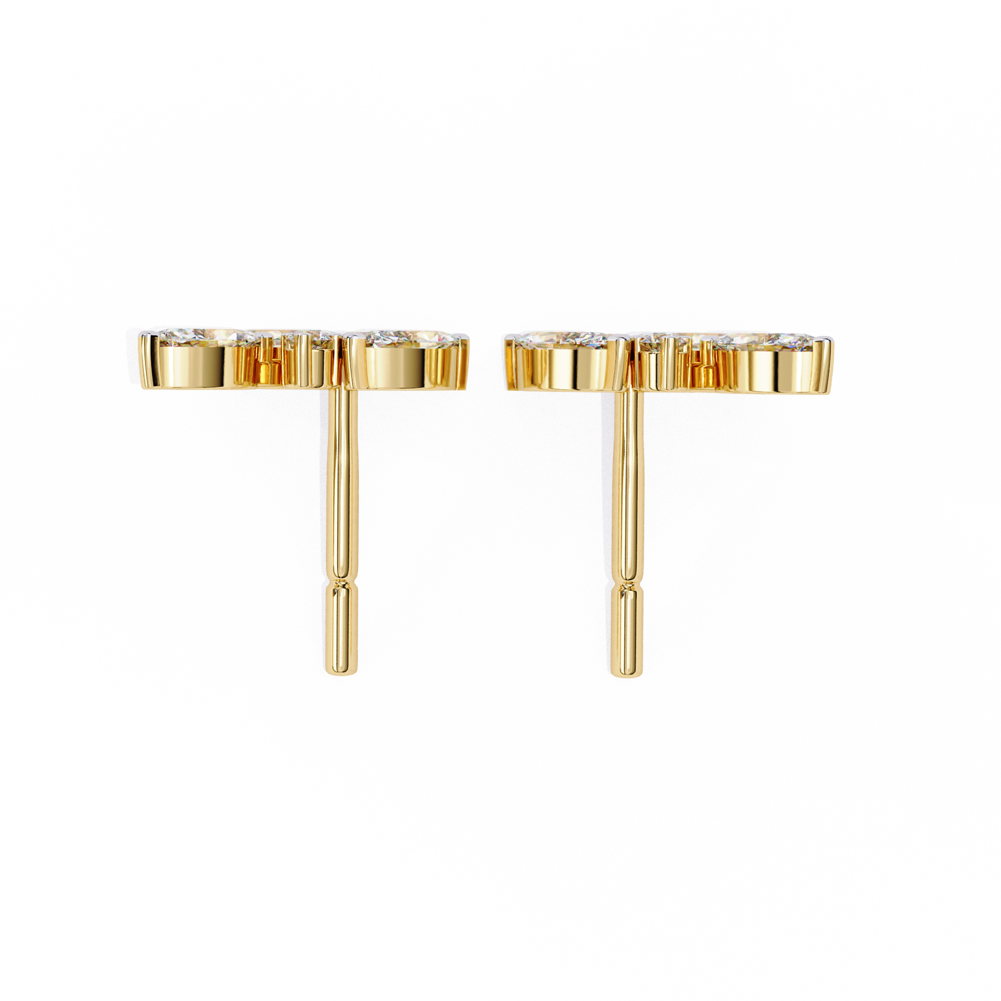 Shimmery Shower Diamond Earrings