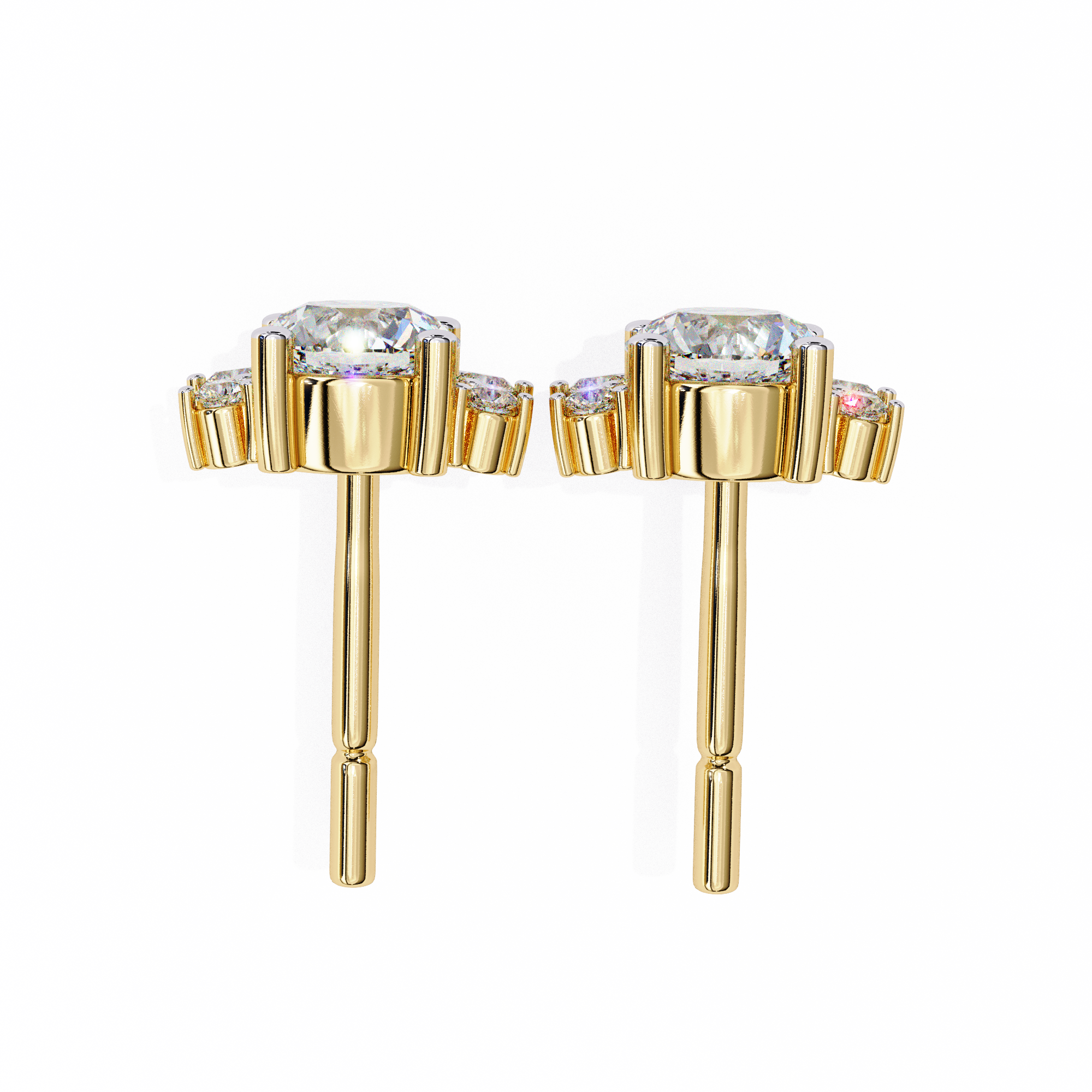 Spring Diamond Studs