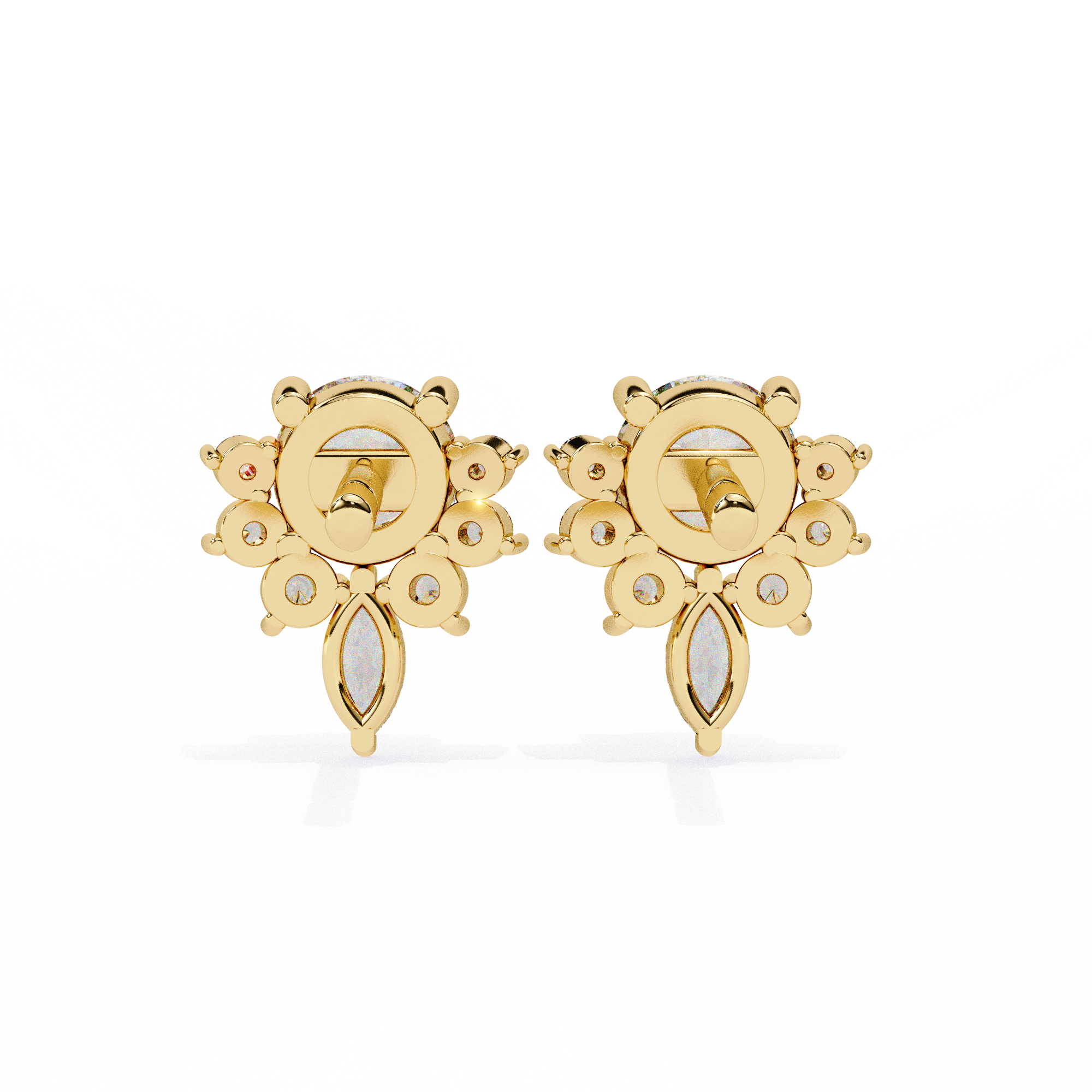 Spring Diamond Studs