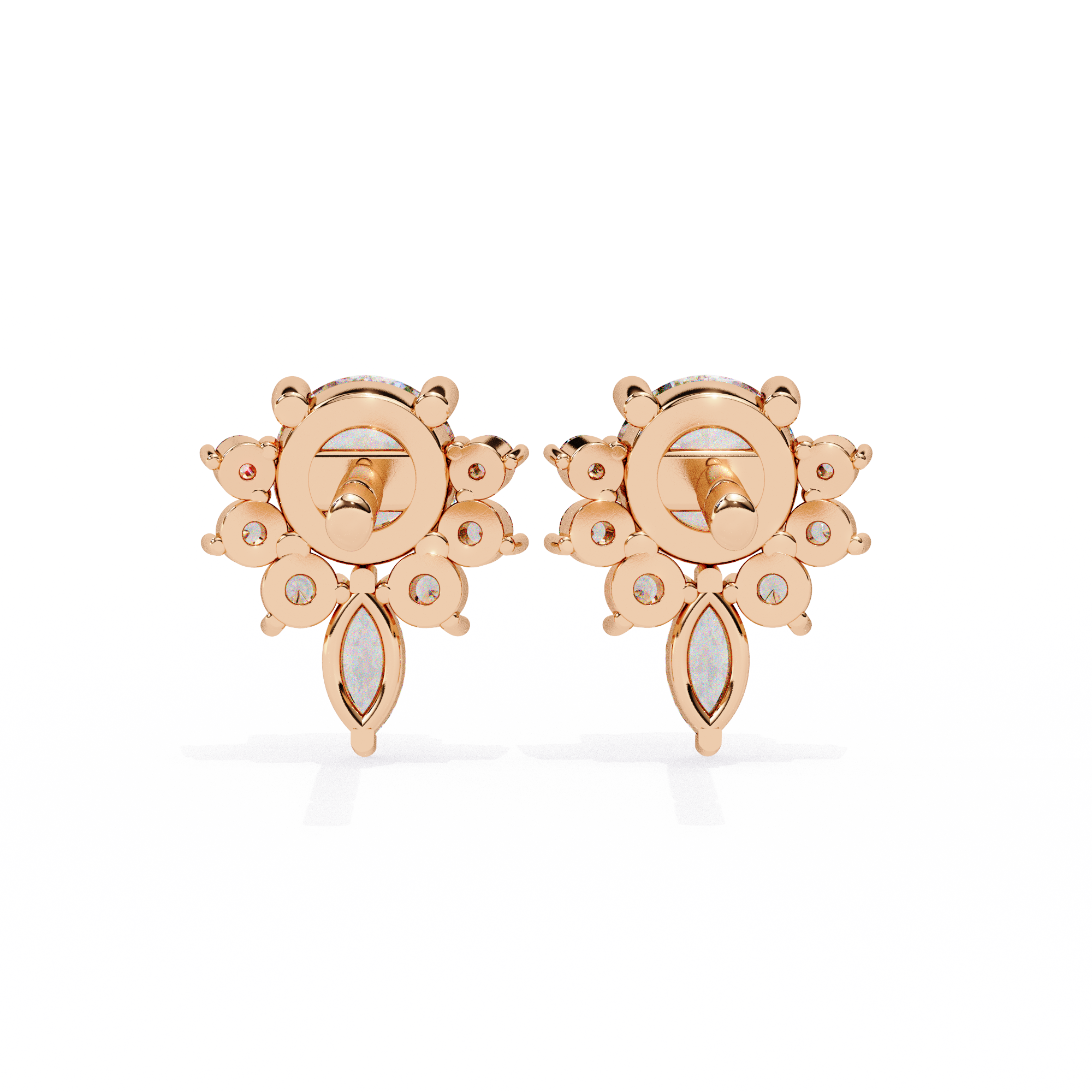 Spring Diamond Studs