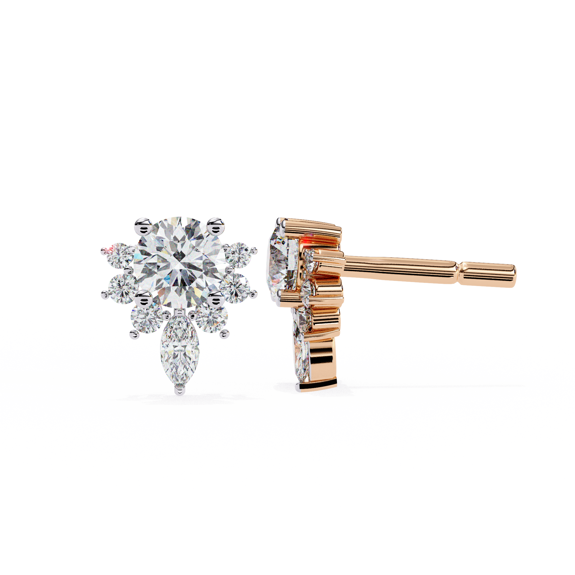 Spring Diamond Studs