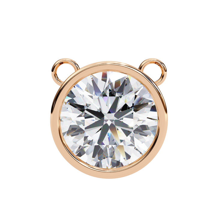 Bezel Round Diamond pendant