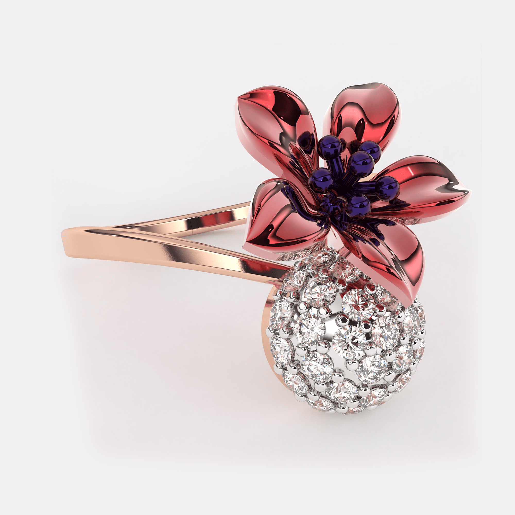 Blooming Elegance Diamond Ring