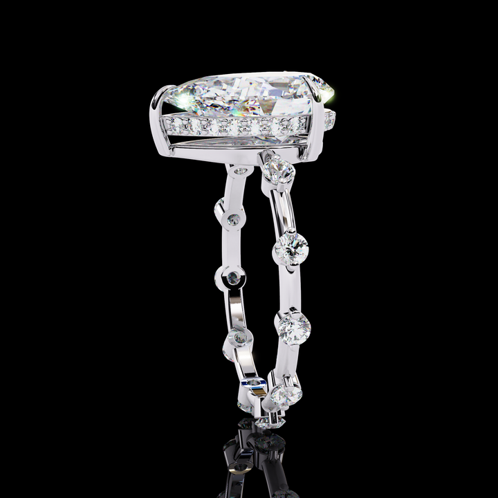 3 Carats Pear Shape Solitaire Ring19