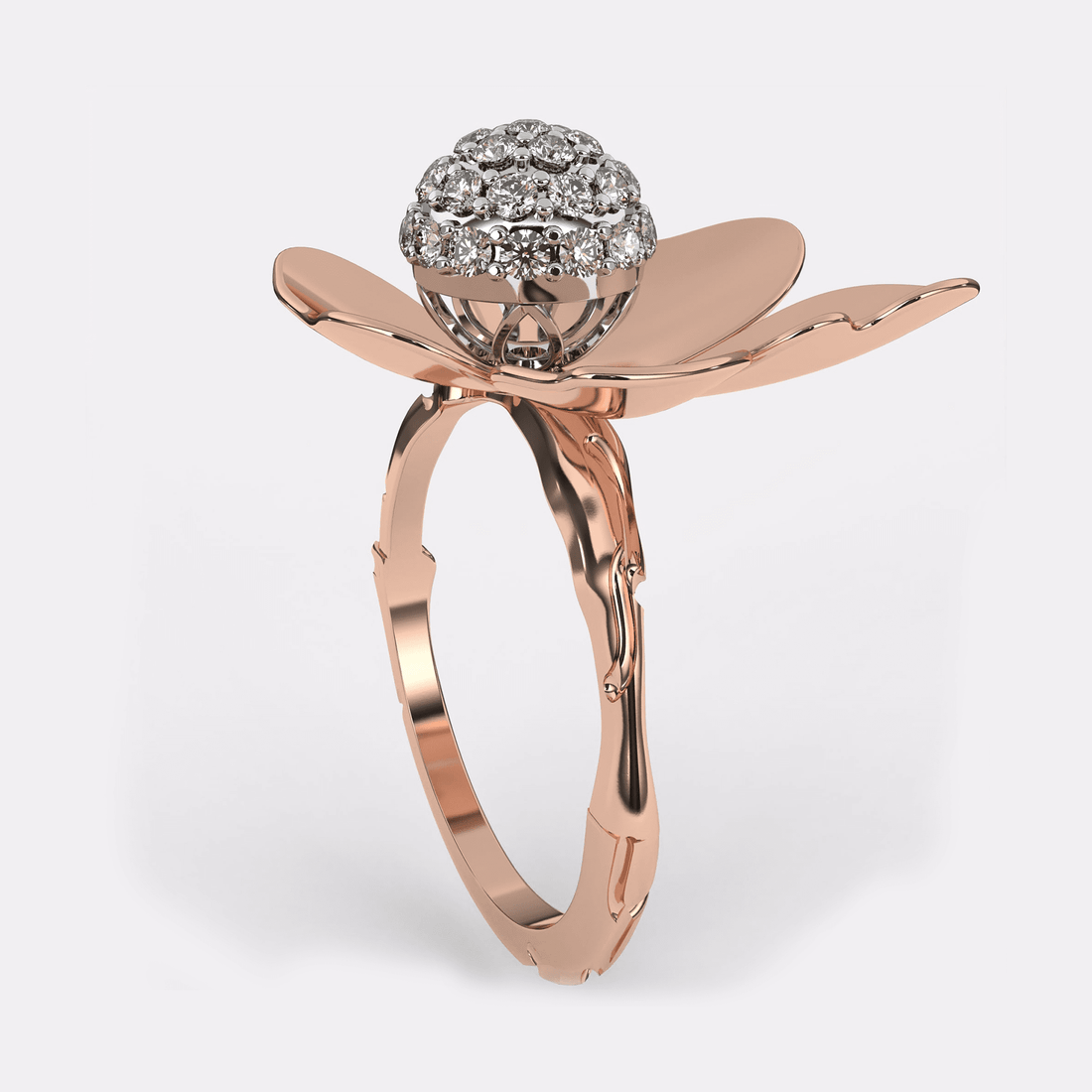 The Floral Diamond Ring