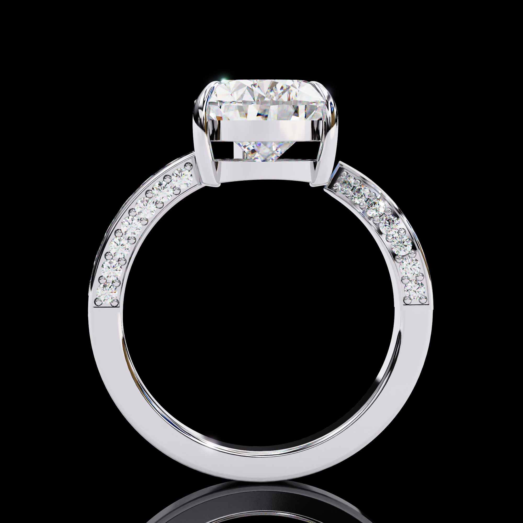 3 carats Solitaire Lab Grown Ring14