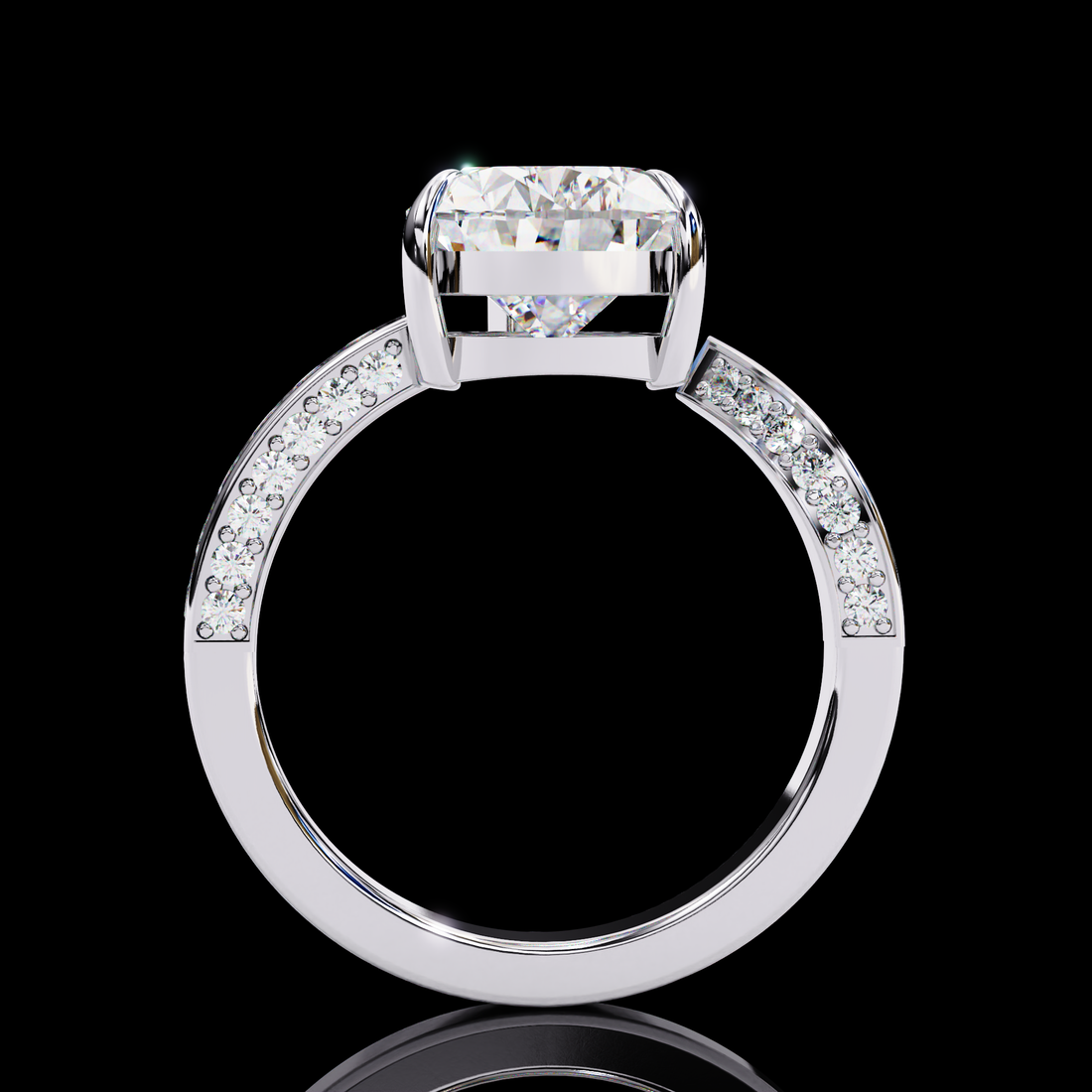 3 carats Solitaire Lab Grown Ring14