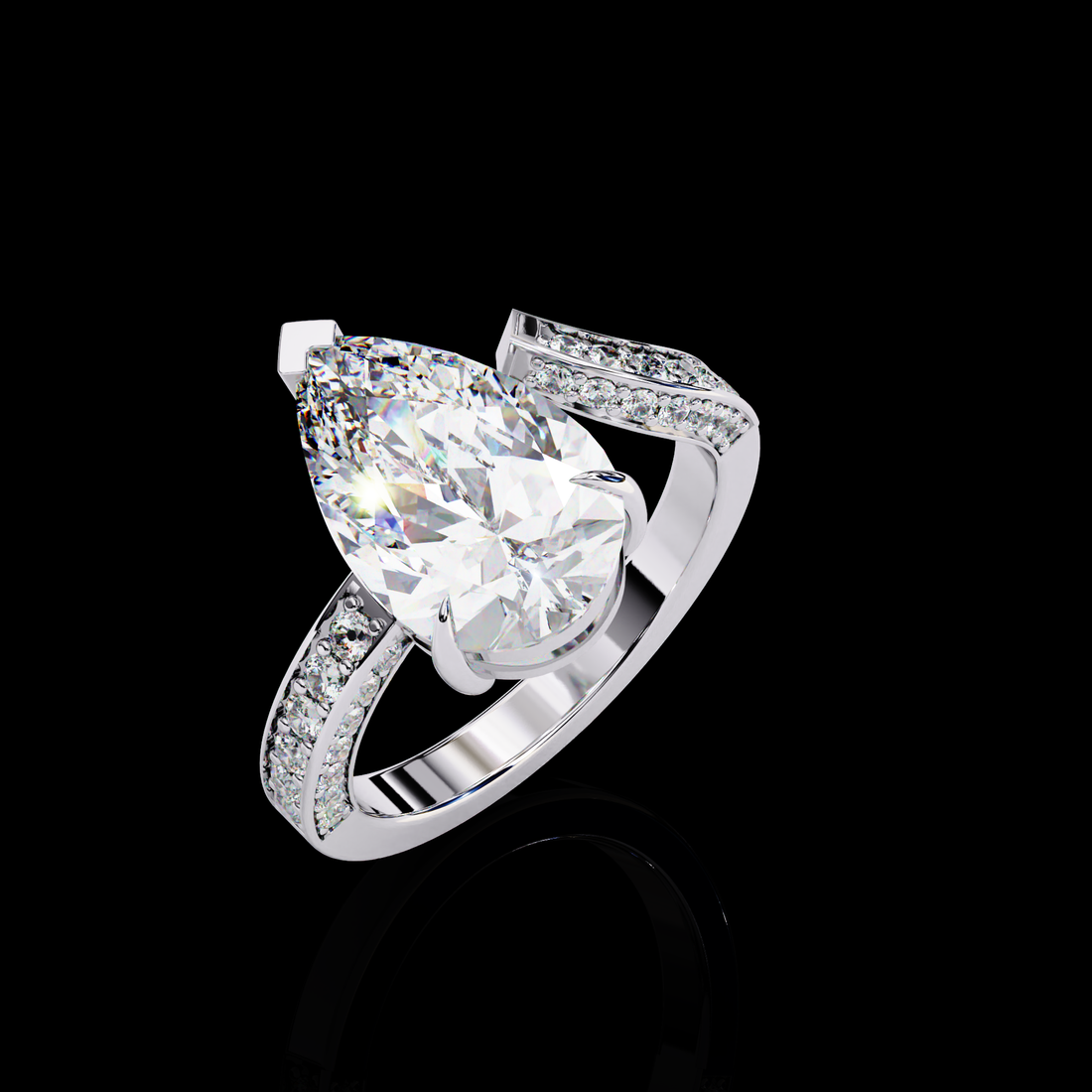 3 carats Solitaire Lab Grown Ring15
