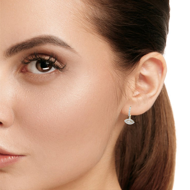 Enticing Crest Lab Grown Diamond Earrings