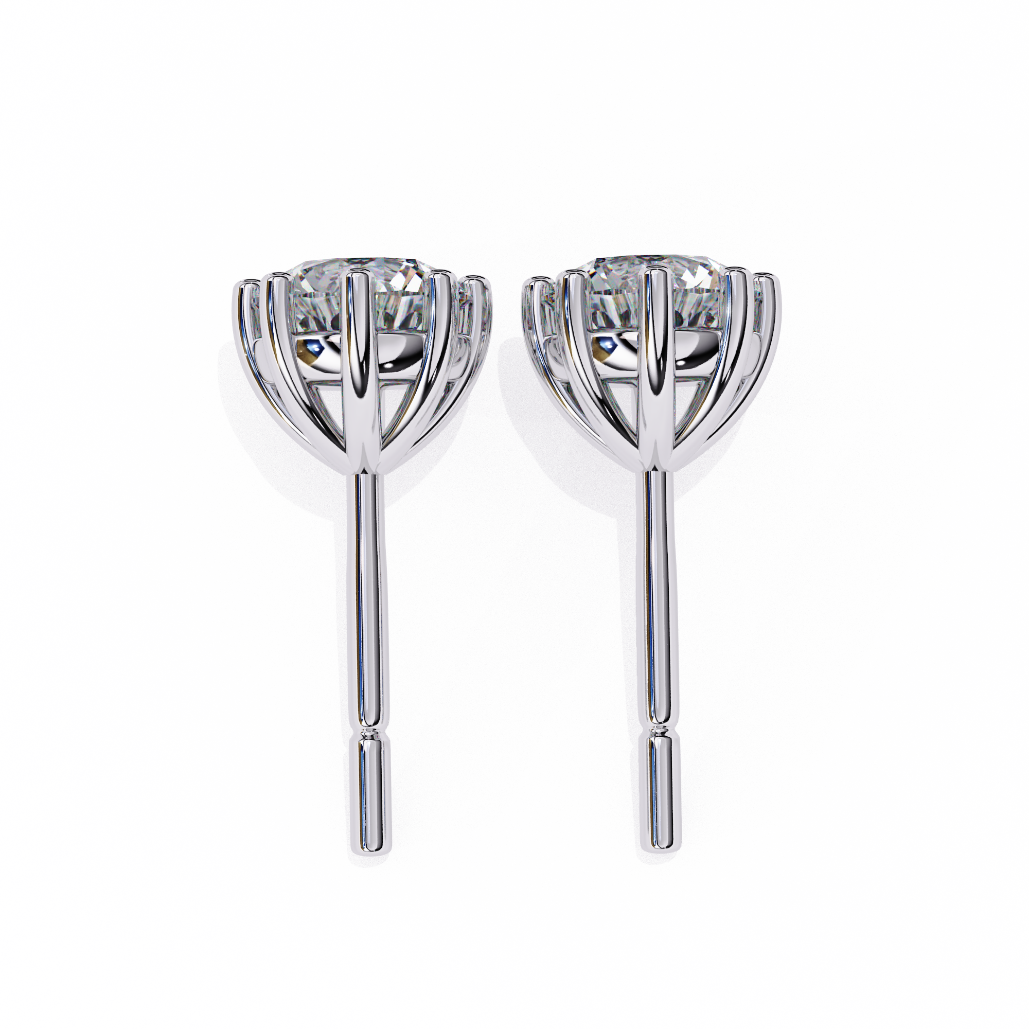 Classic Round Diamond Studs