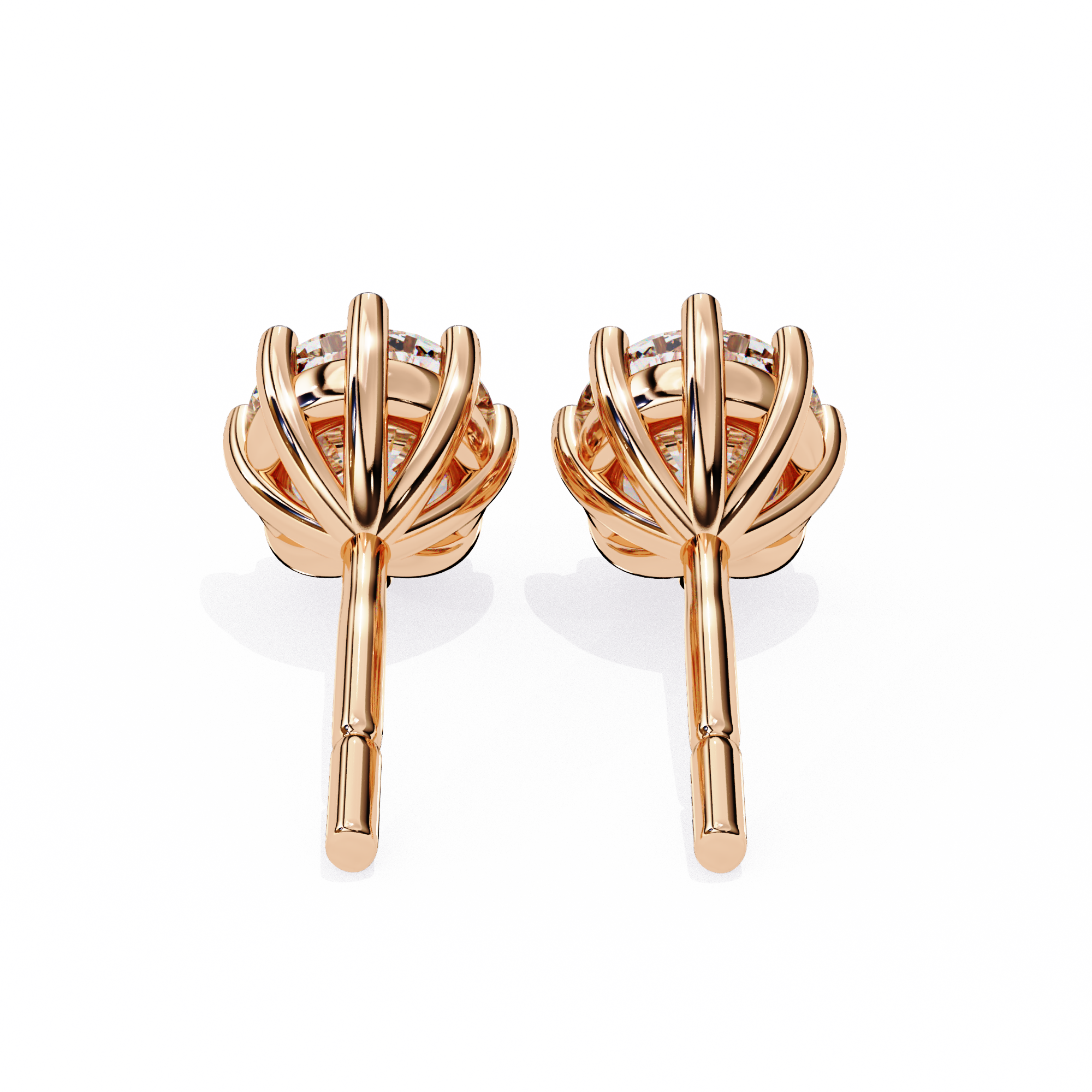 Classic Round Diamond Studs