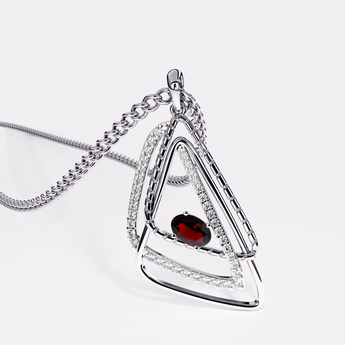 Velvet Spark Diamond Pendant