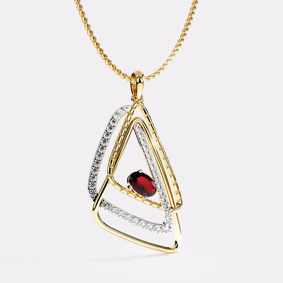 Velvet Spark Diamond Pendant