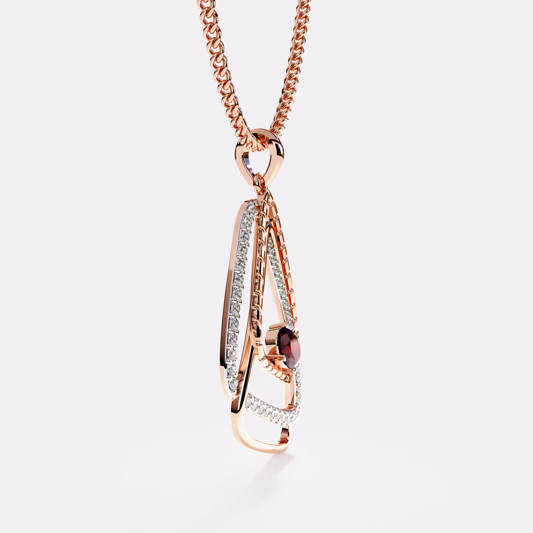 Velvet Spark Diamond Pendant