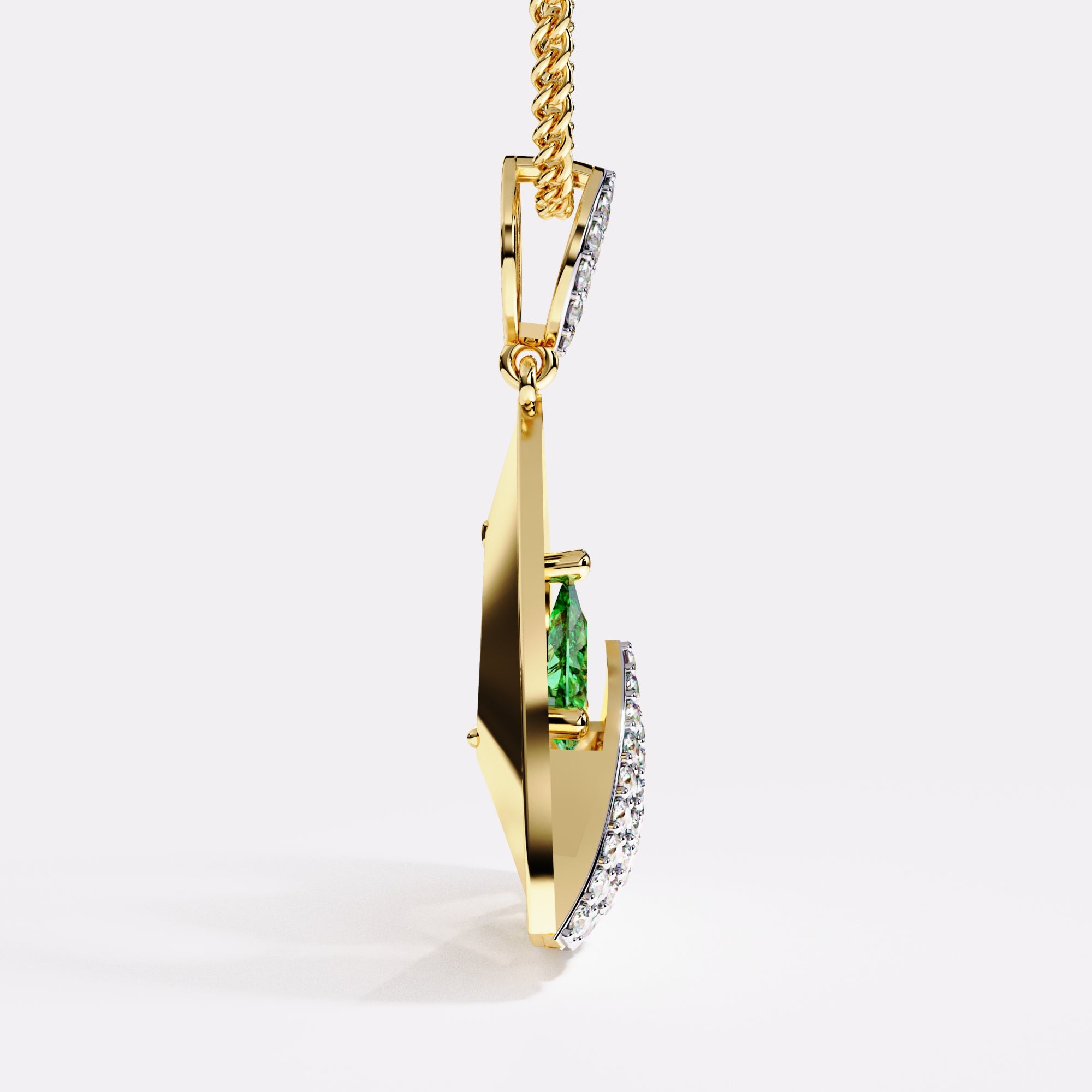 Forest Glow Gemstone Pendant