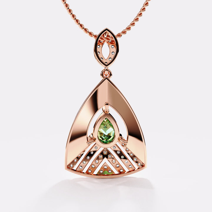 Forest Glow Gemstone Pendant