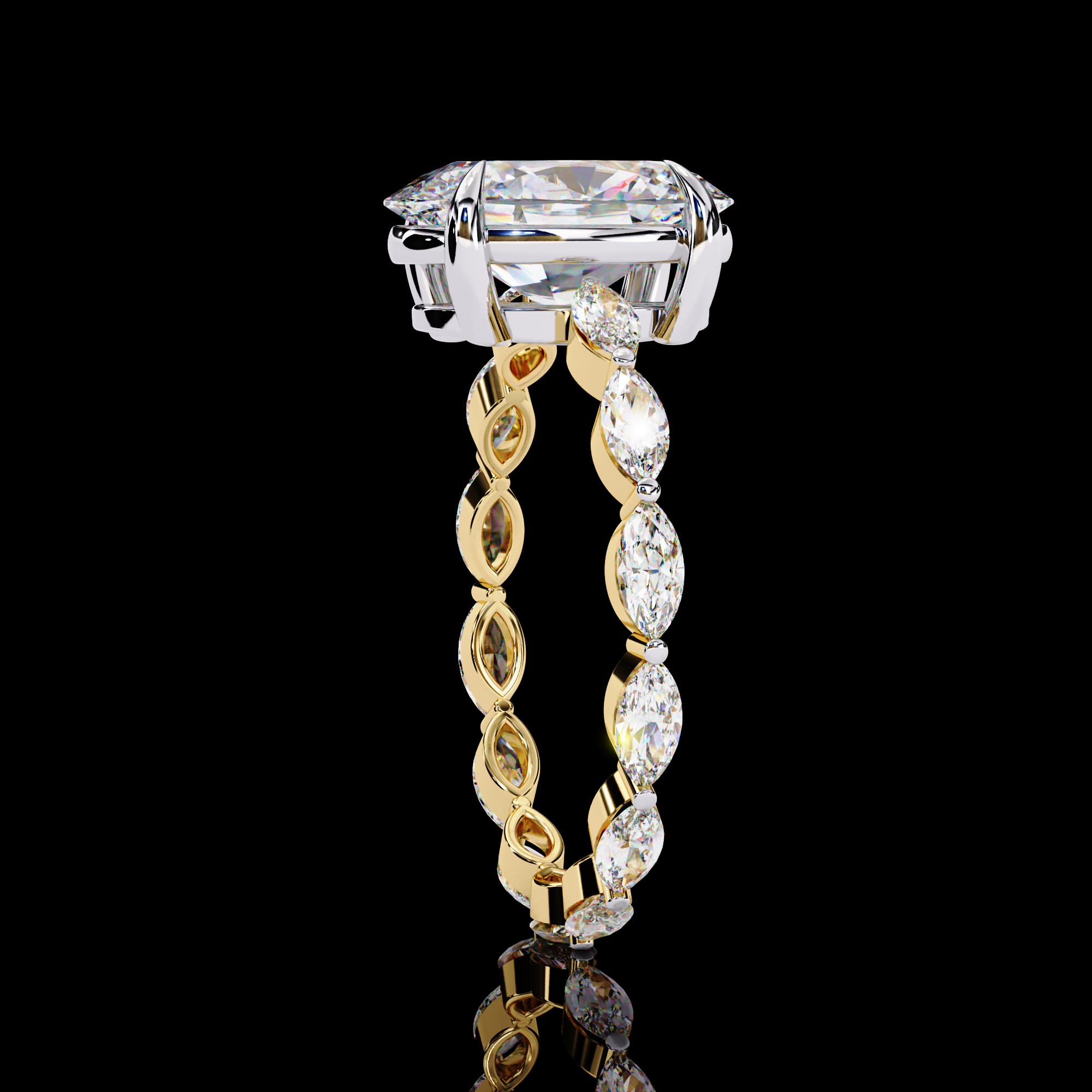 Oval Lab Grown Diamond Ring